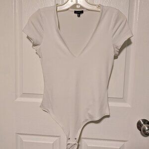 Ladies Onesie White Dressy Dynamite